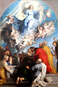 Rubens-Assomption de la Vierge. Free illustration for personal and commercial use.