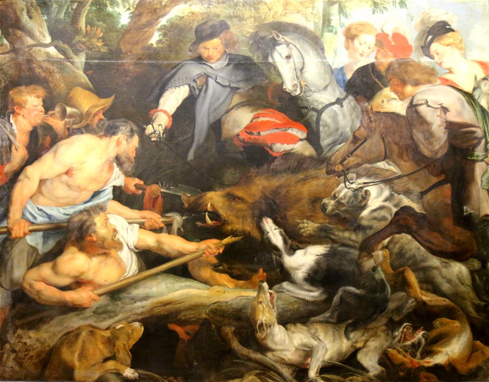 Rubens-chasse au sanglier