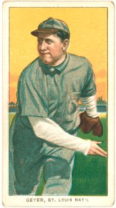 Rube Geyer, St. Louis Cardinals, baseball card portrait LCCN2008676415