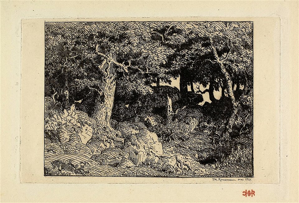 Rousseau - Rock Oaks, 1930.138