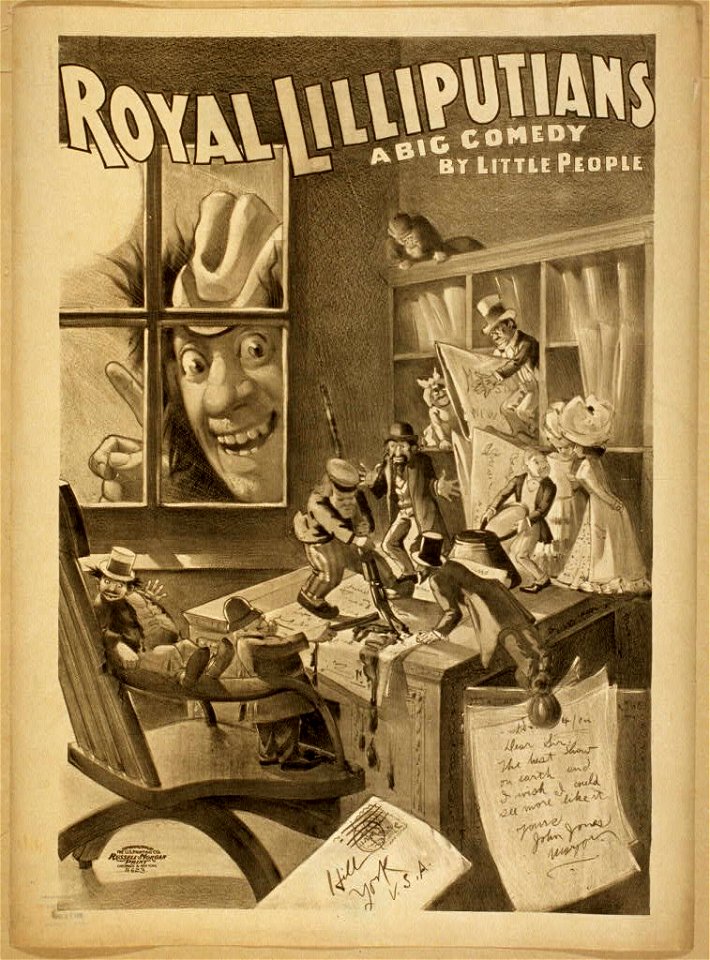 Royal Lilliputians a big comedy by little people. LCCN2014635926