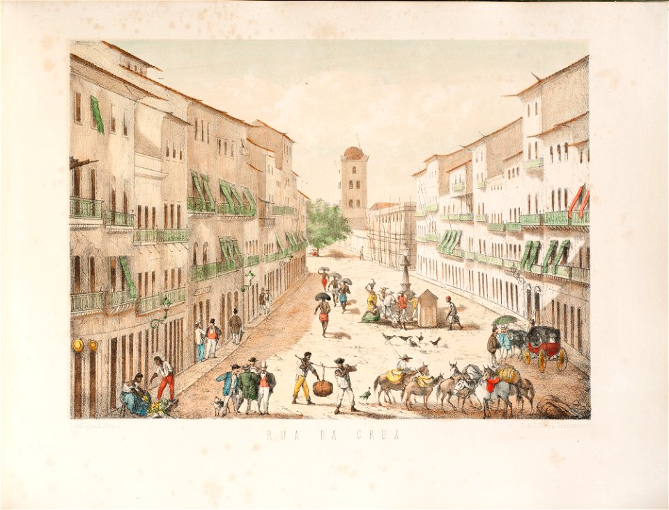 Rua da Cruz, da Coleção Brasiliana Iconográfica
