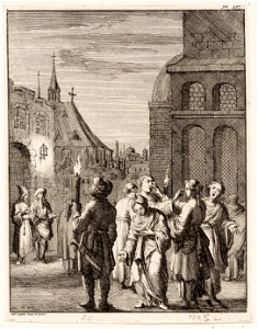 Rouwbetoon van vrouwen te Damascus waarbij ze elkaar het gezicht openkrabben, objectnr A 19636