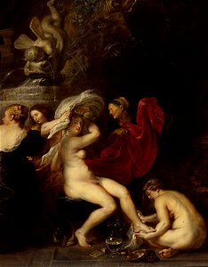 Rubens Bath of Diana. Free illustration for personal and commercial use.