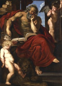 Peter Paul Rubens - Saint Jerome (Sanssouci). Free illustration for personal and commercial use.