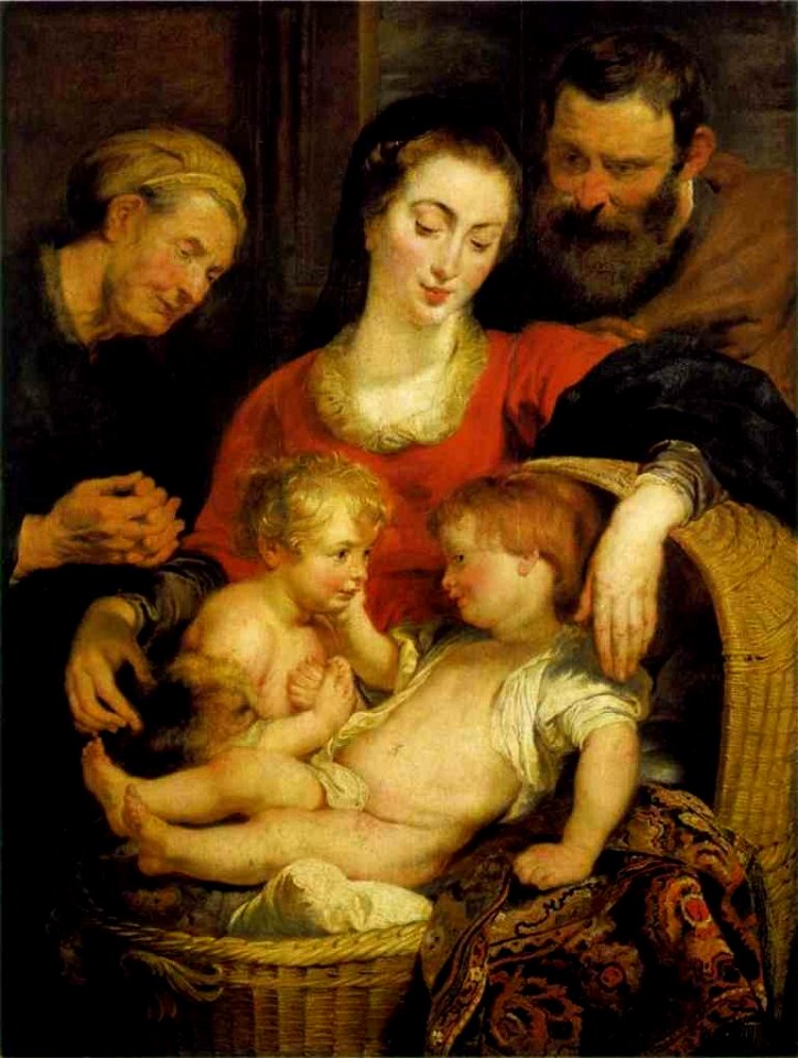 Rubens, sacra famiglia, pitti