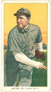 Rube Geyer, St. Louis Cardinals, baseball card portrait LCCN2008676415