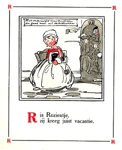 Rozientje uit A dat is Aafje (1918) van Bas van der Veer