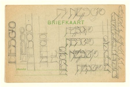 RP-T-1984-87(R) Oefeningen voor de naam Nescio, Reijer Stolk, 1906 - 1945