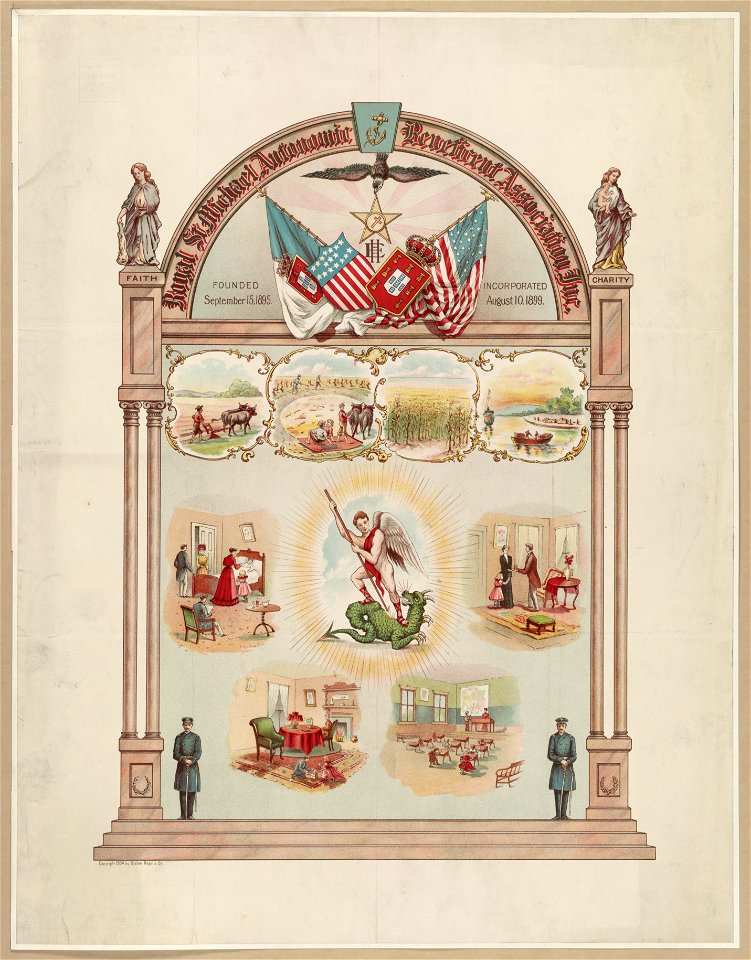 Royal St. Michael Autononomic Beneficent Association Inc. Founded September 15, 1895. Incorporated August 10, 1899 LCCN2003680624