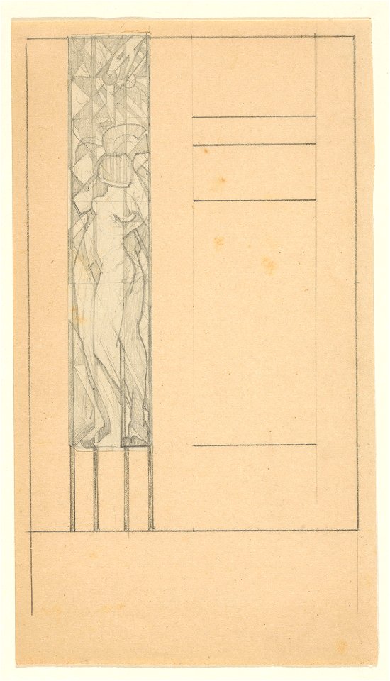 RP-T-1984-88 Ontwerp voor boekband voor Nescio's `Dichtertje, de Uitvreter en Titaantjes', Reijer Stolk, 1906 - 1945