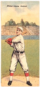Roy Miller-C. L. Herzog, Boston Doves, baseball card portrait LCCN2007683859