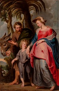 Rubens - The Return of the Holy Family from Egypt, c. 1630, Wadsworth