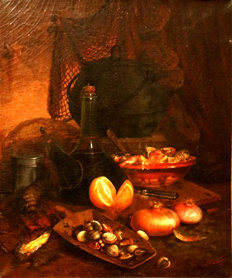 Roussy - nature morte à l'orange
