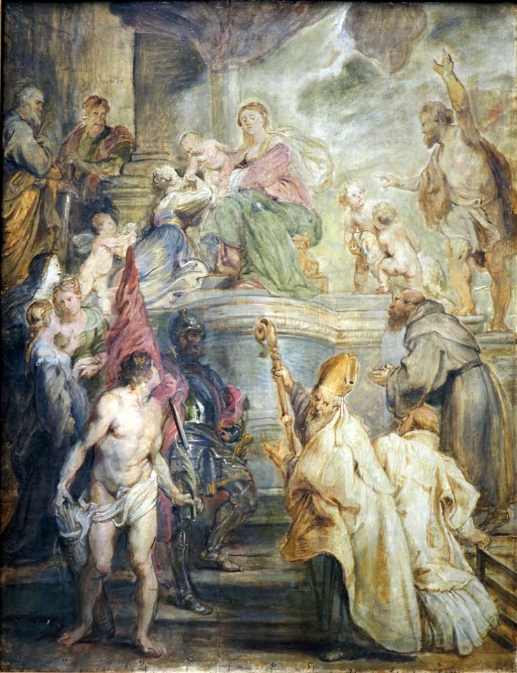 Rubens Entwurf Hochaltarbild@Städel Museum Frankfurt20170818