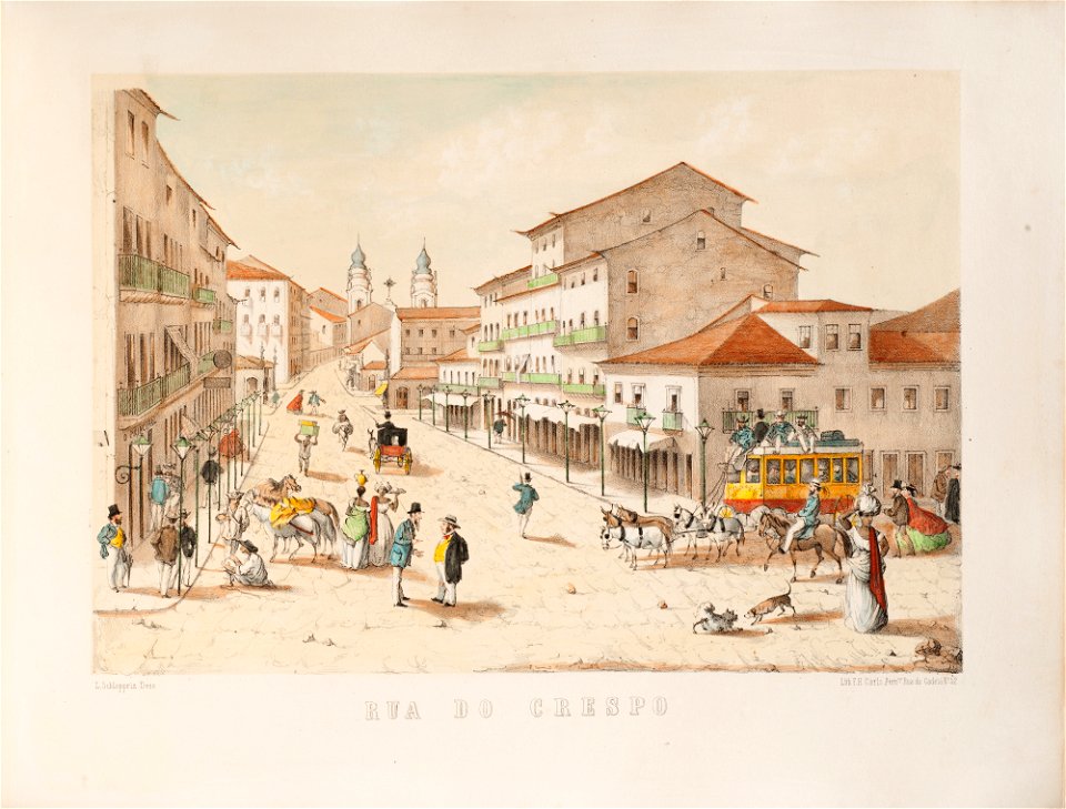 Rua do Crespo, da Coleção Brasiliana Iconográfica