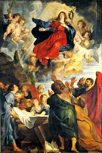 Peter Paul Rubens - The Assumption of the Virgin Mary - Google Art Project. Free illustration for personal and commercial use.
