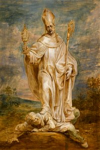'St. Norbert Overcoming Tanchelm' by Peter Paul Rubens