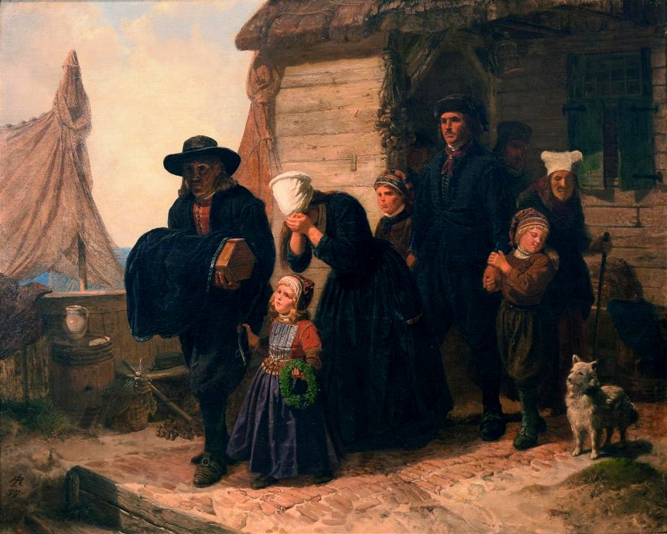 Rudolf Jordan - Helgal, Lootsen Familie (also called Pilot's Family) - 1967.282.1 - Reading Public Museum