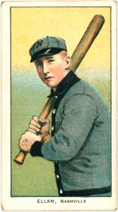 Roy Ellam, Nashville Team, baseball card portrait LCCN2008676893