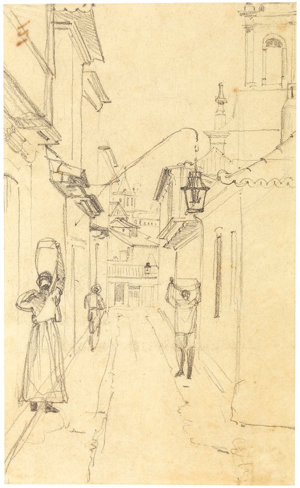 Rua dos Ourives, da Coleção Brasiliana Iconográfica