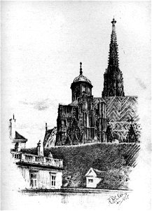 Rudolf Matthias Pichler Stephansdom 1925 dgE