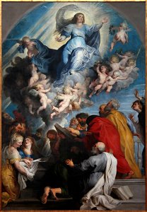 Peter Paul Rubens - L'assomption de la vierge. Free illustration for personal and commercial use.