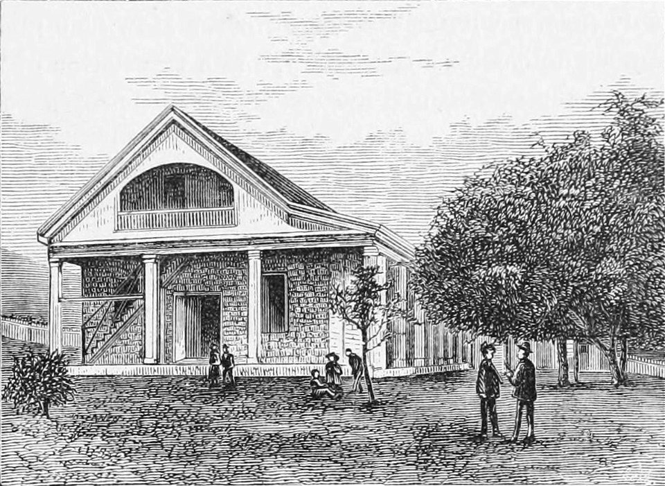 Royal School book illustration bw