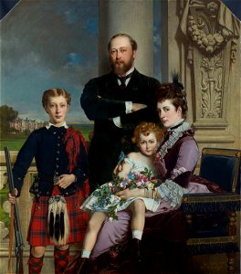 Rudolf Geyling (1839-1904) - The Family of Albert Edward, Prince of Wales, later King Edward VII (1841-1910) - RCIN 408905 - Royal Collection