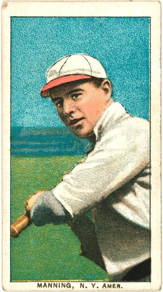 Rube Manning, New York Highlanders, baseball card portrait LCCN2008676825