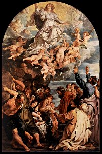 Peter Paul Rubens - Assumption of the Virgin - WGA20238. Free illustration for personal and commercial use.