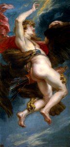 Peter Paul Rubens - The Rape of Ganymede, 1636-1638. Free illustration for personal and commercial use.
