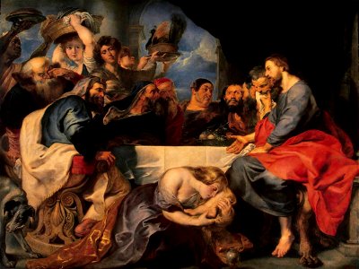 Rubens-Feast of Simon the Pharisee2. Free illustration for personal and commercial use.