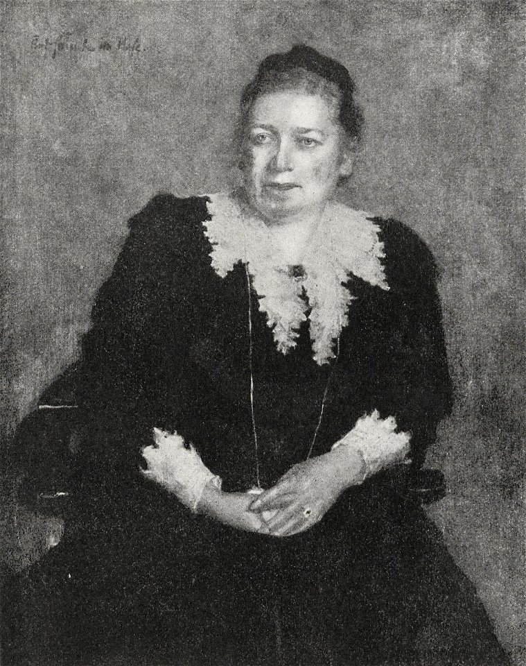 Rudolf Schulte im Hofe - Porträt Else Koenigs