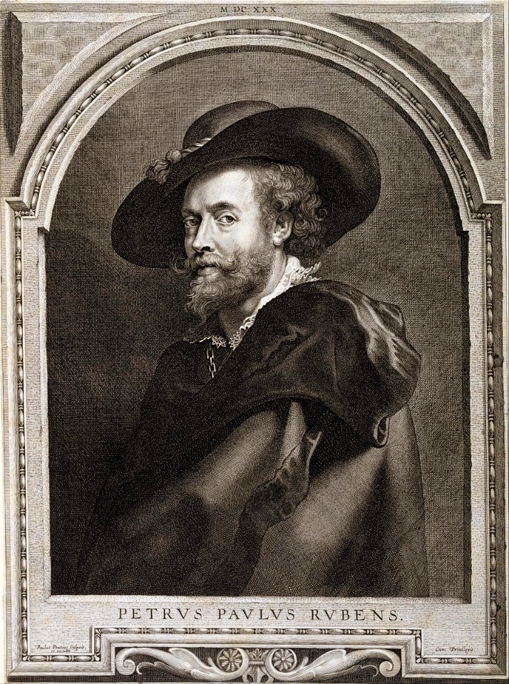 Paulus Pontius - Portrait of Peter Paul Rubens - Google Art Project