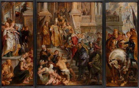 Rubens - Oil Sketch for High Altarpiece, St Bavo, Ghent - National Gallery