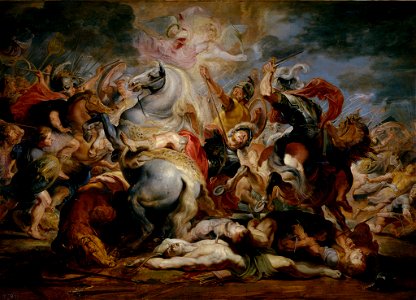 Rubens - Morte di Decio Mure (Bozzetto)