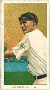 Rube Marquard, New York Giants, baseball card portrait LCCN2008676491