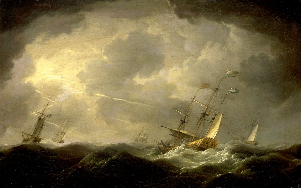Royal Yachts in a Storm RMG BHC1024