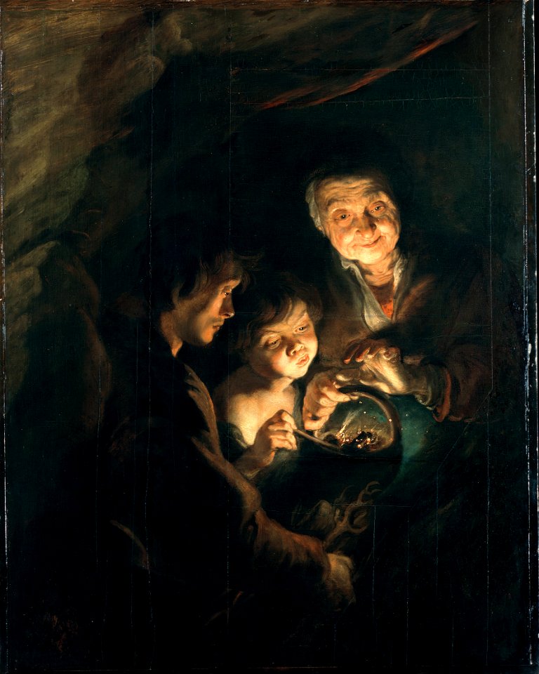 Peter Paul Rubens - Old Woman with a Basket of Coal - Google Art Project