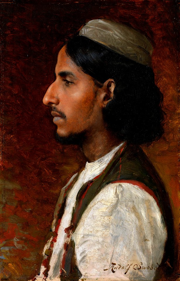 Rudolf Swoboda (1859-1914) - Muhammad Hussain - RCIN 403824 - Royal Collection