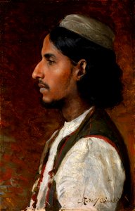 Rudolf Swoboda (1859-1914) - Muhammad Hussain - RCIN 403824 - Royal Collection
