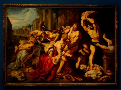 Rubens workshop - Le Massacre des Innocents - Musées royaux des beaux-arts de Belgique. Free illustration for personal and commercial use.