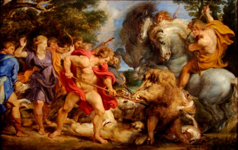 Rubens, Calydonian Boar Hunt c1641f
