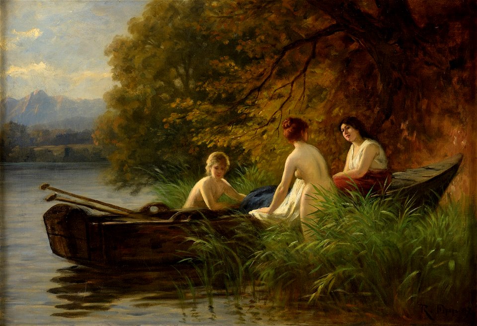 Rudolf Epp Drei Badenymphen