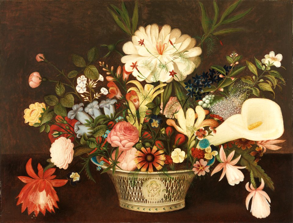 Rubens Peale, American - From Nature in the Garden - Google Art Project