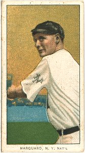 Rube Marquard, New York Giants, baseball card portrait LCCN2008676491