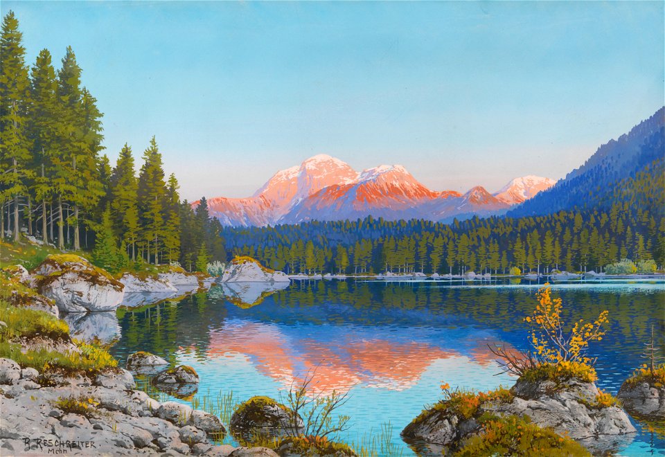 Rudolf Reschreiter Hintersee und Hoher Göll
