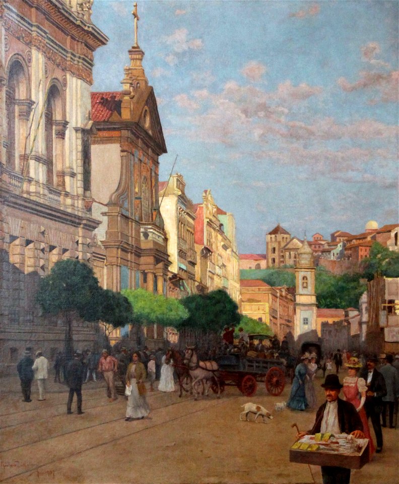 Rua Direita, atual Rua Primeiro de Março