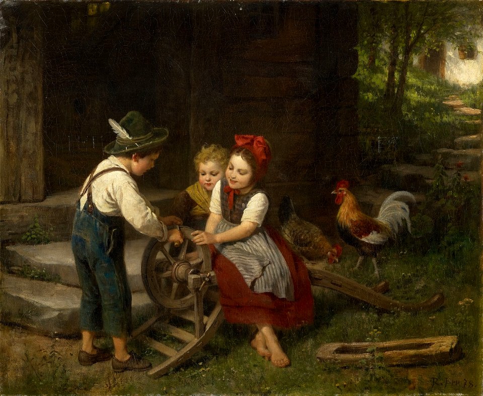 Rudolf Epp Der kleine Scherenschleifer 1878